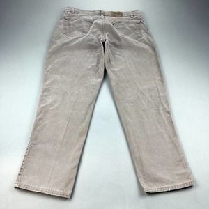 Vintage Levis 545 Jeans Mens 38x32 Tan Khaki Loose Fit Straight Leg Made USA 90s